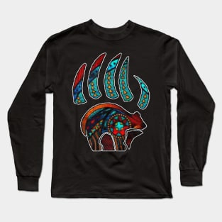 Native American Bear Claw Long Sleeve T-Shirt